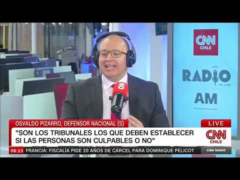 Defensor Nacional (s), Osvaldo Pizarro Quezada, fue entrevistado en CNN Chile sobre presunci&oacute;n de inocencia .