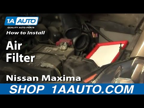 How To Install Replace Service Air Filter 04-08 Nissan Maxima 1AAuto.com