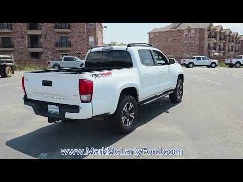 Used 2017 Super White TOYOTA TRD SPORT DOUBLE CAB 5