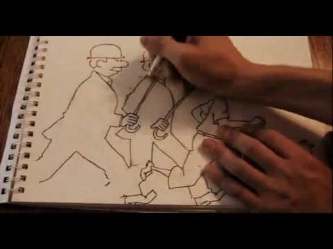 how to draw tintin