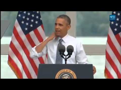 Obama Attacks GOP In Minneapolis- Lake Harriet- Full Video