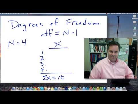 how to calculate degrees of freedom