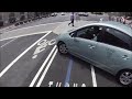 Taxi pulls illegal U-turn, instant justice