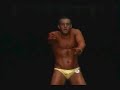 Bodybuilder dances like Napoleon Dynamite