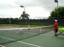 Renzo and Kendan practicing Backhands Renzo and Kendan practicing Backhands