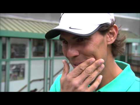 Rafael Nadal is quizzed on his Wimbledon knowledge