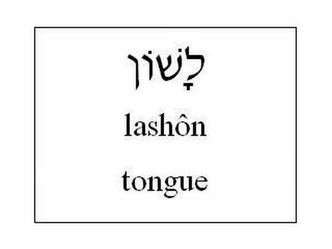 Learn Hebrew - Human Body Vocabulary (English version)