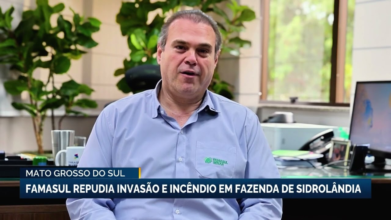 Famasul repudia invasão e incêndio em propriedade rural de Sidrolândia