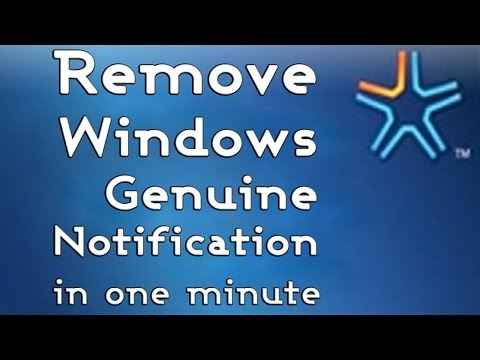 how to get rid of wga notification windows 7