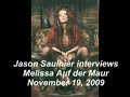 Melissa Auf der Maur November 19, 2009 Jason Saulnier Interview