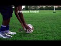 European Football VS American Football