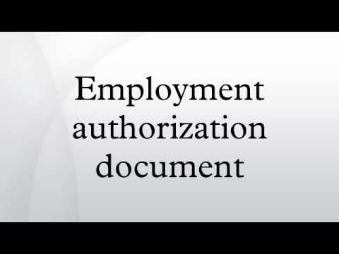 how to provide authorization to work in us