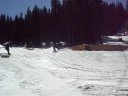 Aaron McCarley snowboarding