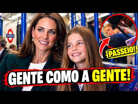 💣 KATE E CHARLOTTE surgem NO METRÔ e mandam indireta DEVASTADORA a Meghan e Harry