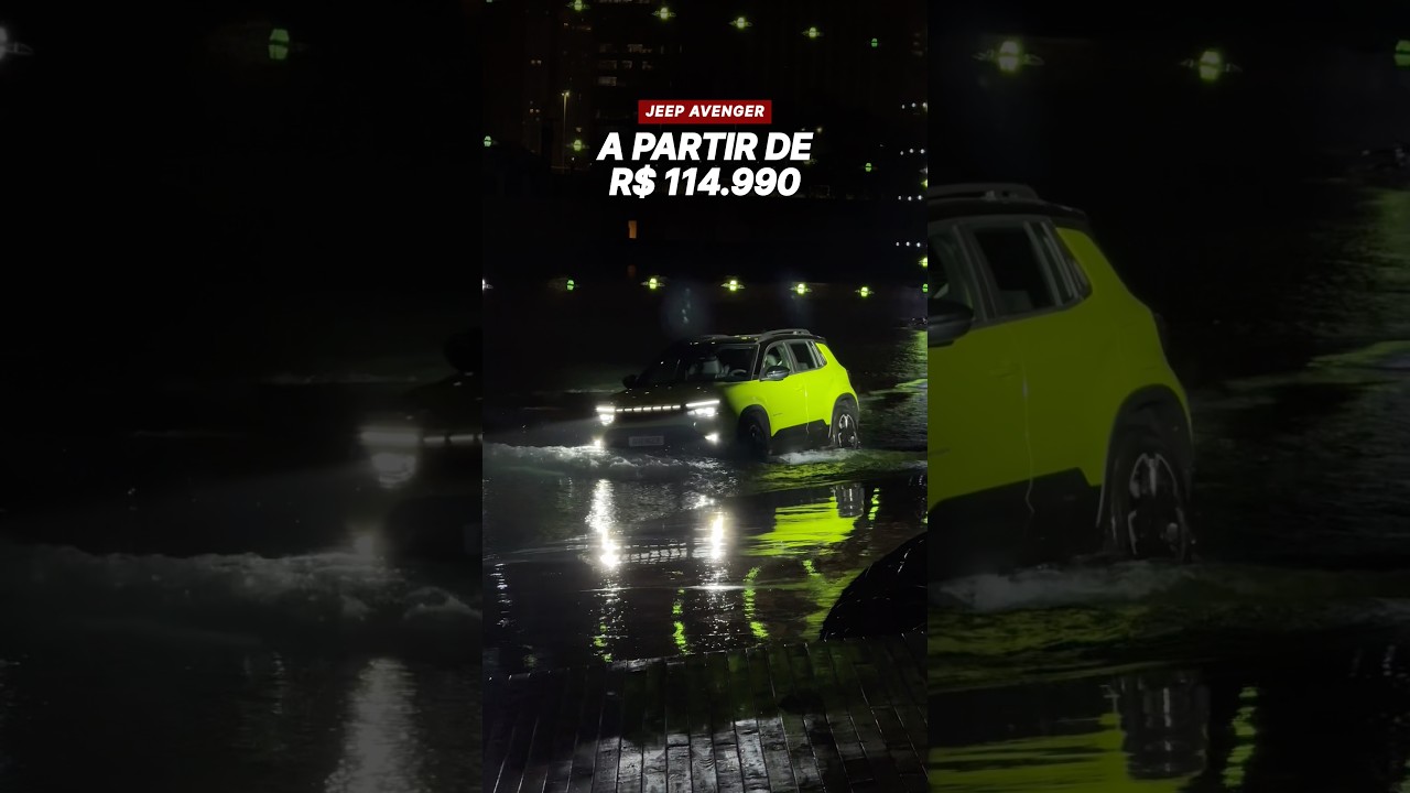 Jeep Avenger chega às lojas com sistema híbrido leve e versões a partir de R$ 114.990
