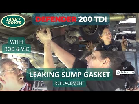 Land Rover 90 Sump Leak Repair 200Tdi