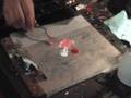 Painting - Bramblitt explains blind technique