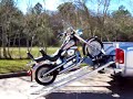 Unloading Motorcycle