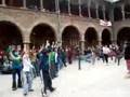 Imagenes de las protestas en Stgo con Cafe Tacuba