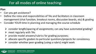 Tips for Teaching Large Enrollment Classes Online