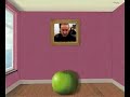 «derrière la pomme»