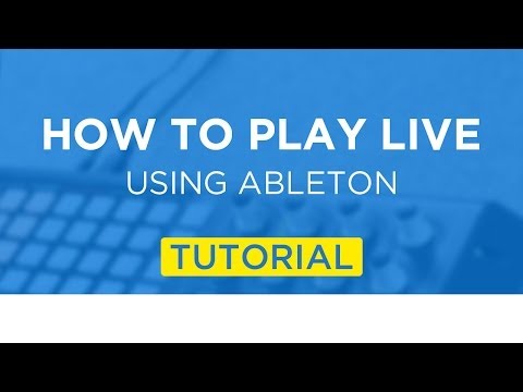 how to perform live with ableton