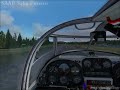 FS2004 SibWings SAAB 91 Safir landing