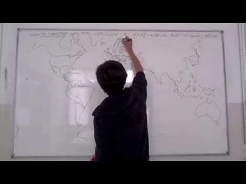 YouTube: dibujar el mapa del mundo de memoria sí es posible