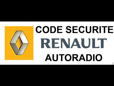how to enter a radio code in a renault clio