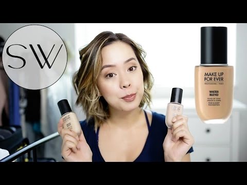 MAKE UP FOR EVER WATER BLEND FOUNDATION REVIEW