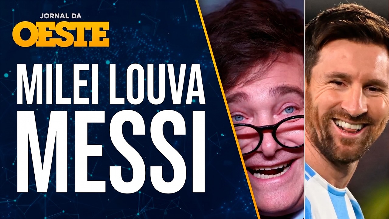 COPA 2026 - Milei celebra recorde histórico de Messi em mundiais: 'Alegria sem fim'