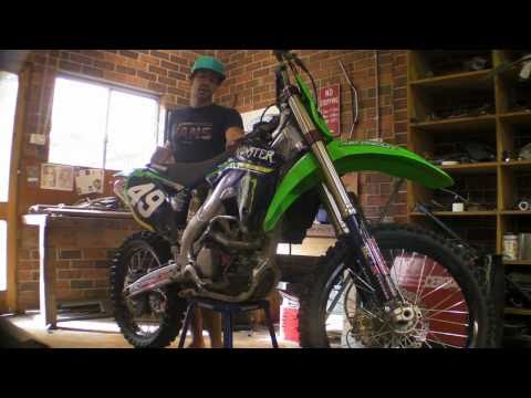 how to adjust kx450f valves