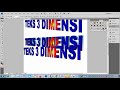 Cara Membuat Tulisan 3D di Photoshop + Video