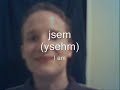 Learn Czech - Speak Czech - My name is...I am from