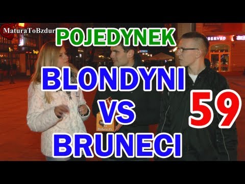 Matura To Bzdura - BLONDYNI vs BRUNECI - POJEDYNEK NA WIEDZĘ odc. 59