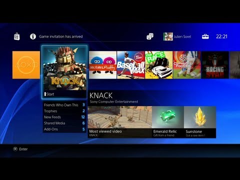 how to dashboard on ps4