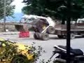 Crazy Bobcat Driver Loads In To Trailer!!!!