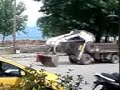 Crazy Bobcat Driver Loads In To Trailer!!!!