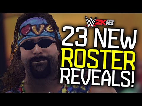 WWE 2K16 - 23 NEW SUPERSTARS REVEALED!! BEST REVEAL YET!! (WWE 2K16 NEWS)