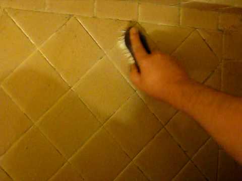 how to whiten tile grout in shower
