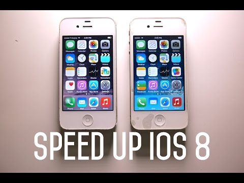 iphone 4S - Comparison Between iOS 8 vs iOS 7 on iPhone 4S. Make your iPhone Faster on 8.0. How to speed up load times & make it snappier. MORE Info: http://phonerebel.c...