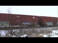 Railfanning Mixed Freight Dahinda IL 12-21-09.mpg