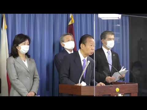 【役員連絡会後】二階俊博 幹事長(2021.6.1)