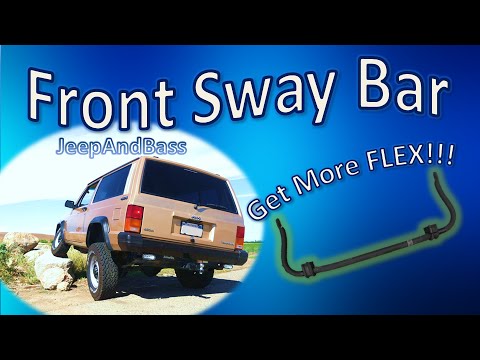 Jeep Cherokee (XJ) Front Sway Bar Removal
