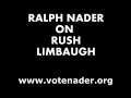 Nader on Rush Limbaugh