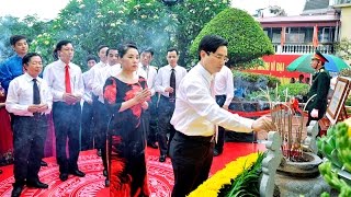 Trang trọng Lễ đón bằng di tích cấp tỉnh Di tích lưu niệm sự kiện Bác Hồ về thăm Uông Bí