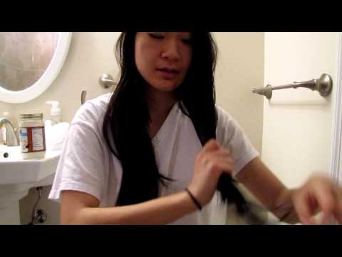 how to get coconut oil out of hair