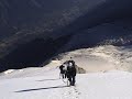 Mont Blanc przez lod. Bossons. Mont Blanc przez lod. Bossons.