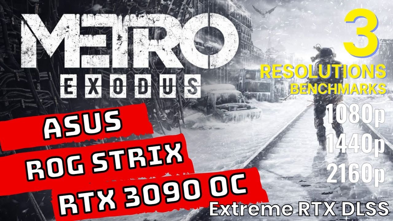 Metro Exodus RTX 3090 Benchmarks at | 1080p | 1440p | 4K | [ASUS ROG STRIX RTX 3090 OC]