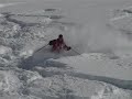 Powder skiing in Val d'Isere, France, Europe